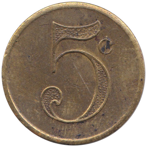 Unknown token 5 Cent reverse
