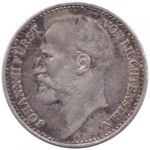 Liechtenstein 1 Krone 1910 obverse
